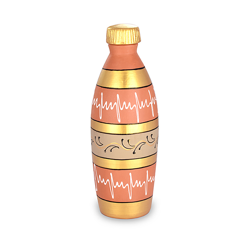 Terrapura Bottle with Cork 900 ml – Hand Painted