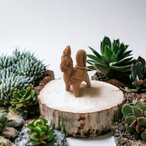 Terracotta Handmade Miniature Animals (Sheep)